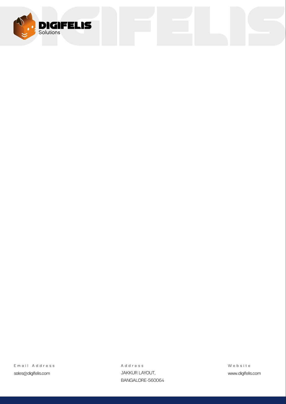 Digifelis letterhead